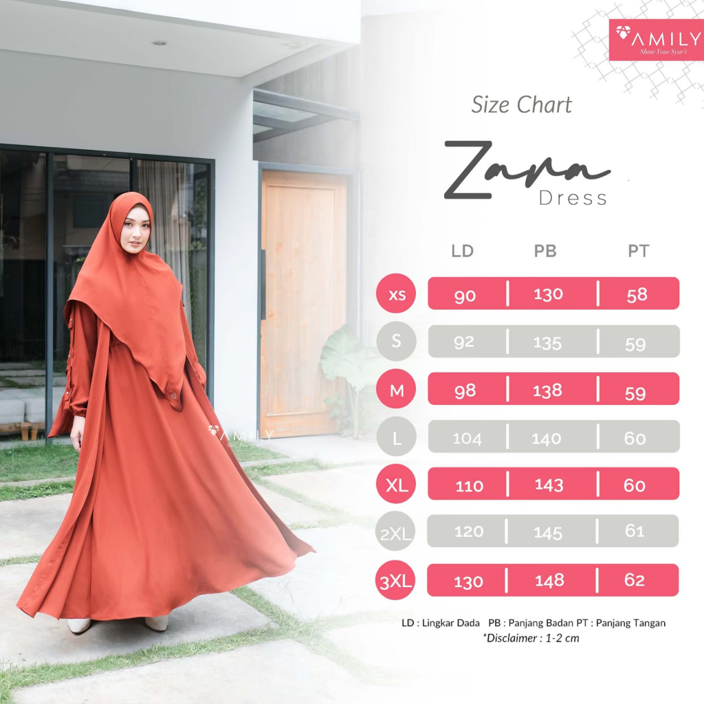 ZARA DRESS MOM AMILY GAMIS SYARI CANTIK BAJU BUSANA MUSLIM BUSUI FRIENDLY JUMBO SARIMBIT LEBARAN FAM