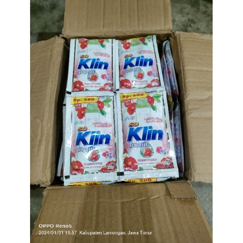 Soklin Liquid Cair 1 dus 120 Sachet