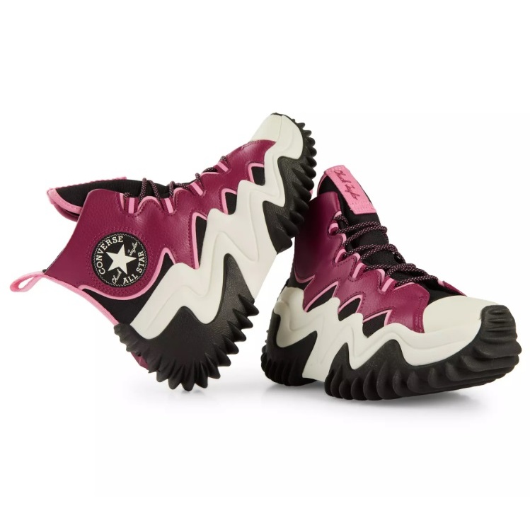 Converse Run Star Motion Platform Future Utility Faux Leather CX Berry