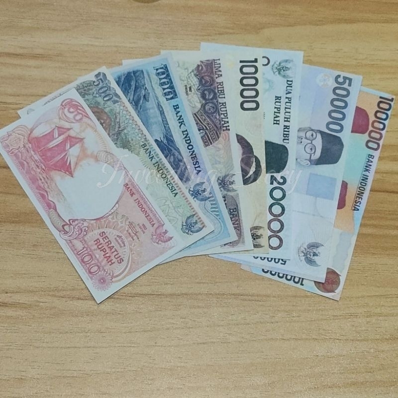 Replika Uang Rupiah Indonesia edisi 90an / Uang Mainan / Rupiah / Indonesian Rupiah / Rp / IDR / Rup