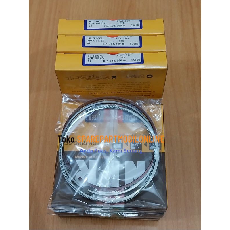 Ring set piston seher nissan euro 2 cwa260 pk260 12040-z5608