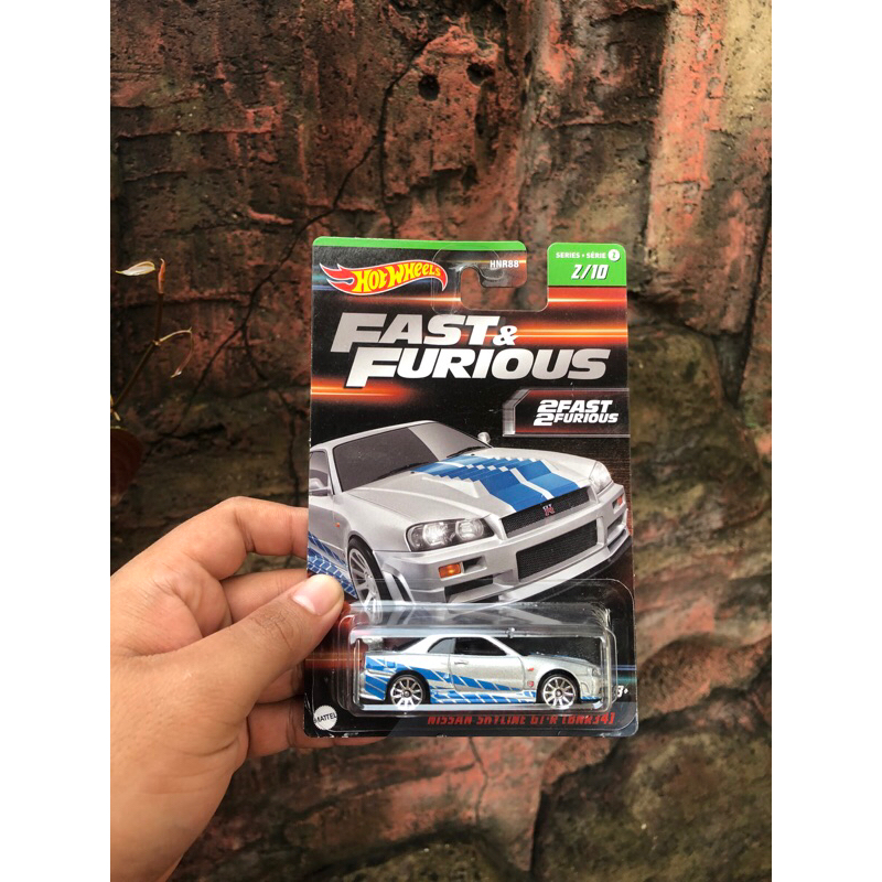 hot wheels fast and furious ,nissan gtr r34