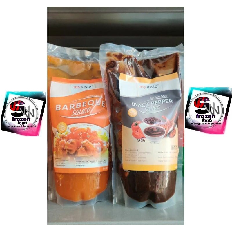 

my taste barbeque sauce dan black pepper sauce 1 kg