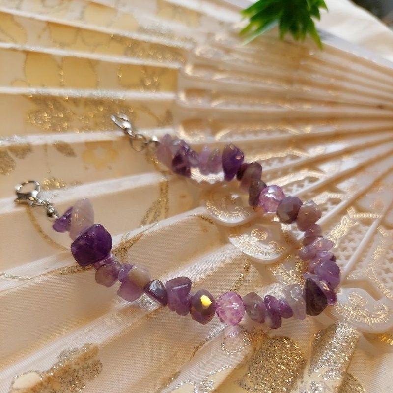 Konektor Hijab Konektor Masker Batu Pecah /Konektor Masker Manik Manik || Tali masker batu alam/ bat