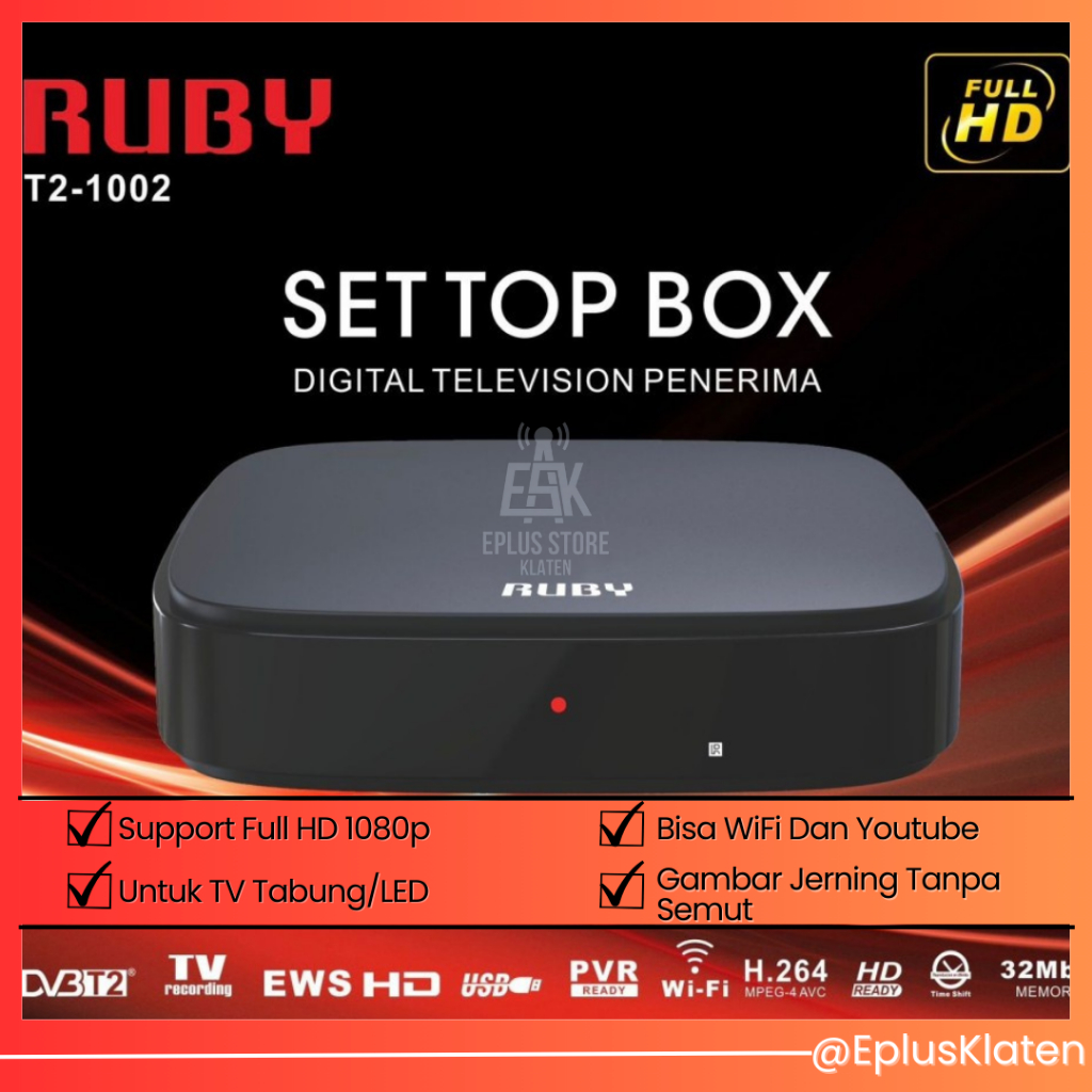 Set top box tv digital murah RUBY STB bukan Matrix luby EL101