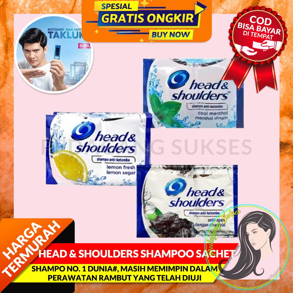 [ECER] Head and Shoulders Shampoo Sachet / Head & Shoulders Shampo Anti Ketombe