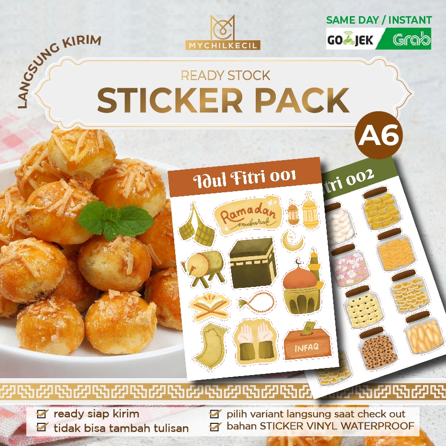 

Stiker Pack Lucu Tema Ramadhan / Idul Fitri / Idul Adha / Puasa | Stiker Tahan Air | Stiker tahan Cuaca | Stiker estetik | Stiker Murah / Sticker Pack / Muslim Muslimah Masjid Hijab Zakat Kabah
