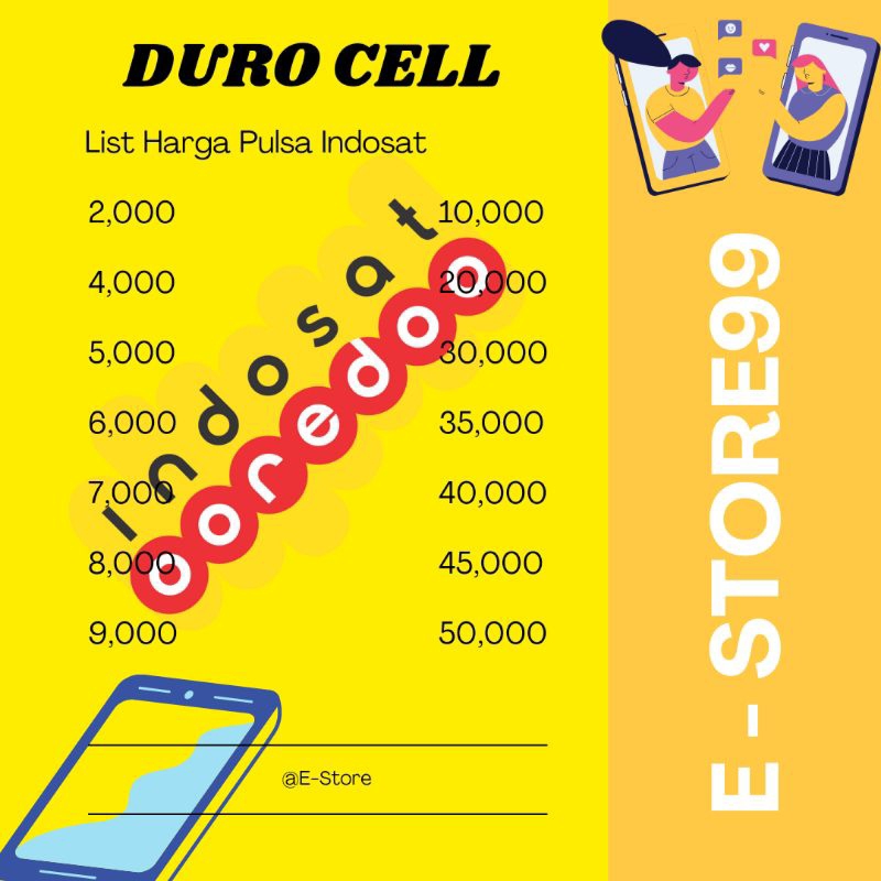 PALING MURAH Pulsa indosat mulai 1k 2k 3k