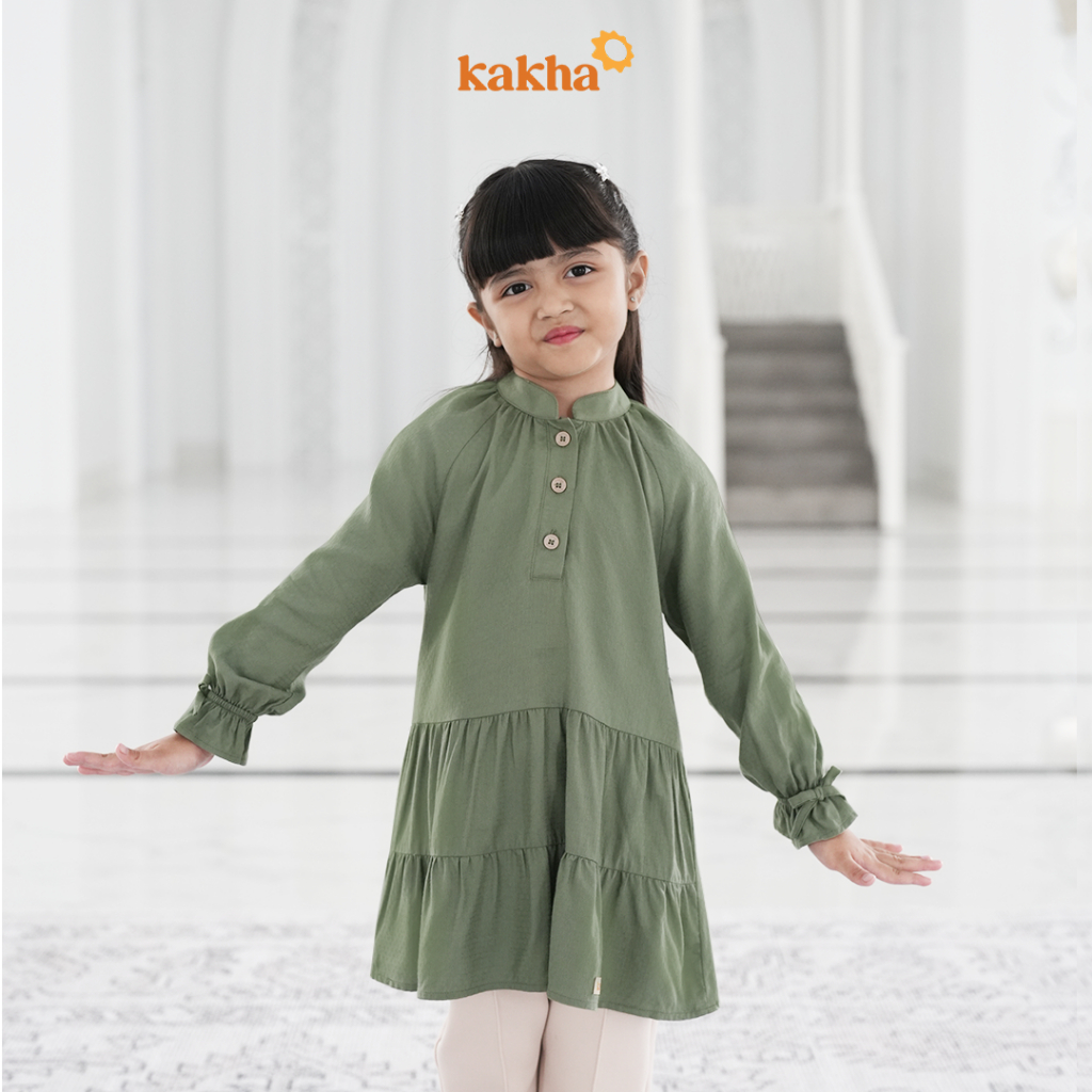 Kakha x Alyssa Soebandono - Sarimbit Keluarga Mahakam (B) / Baju couple keluarga / Sarimbit Keluarga / Baju muslim couple-Blouse Anak