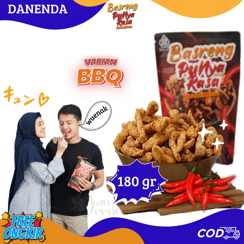 

Basreng Punya Rasa BBQ Snack Instan Rasa Barbeque Ekstra Daun Jeruk Bumbu Medok Dan Melimpah