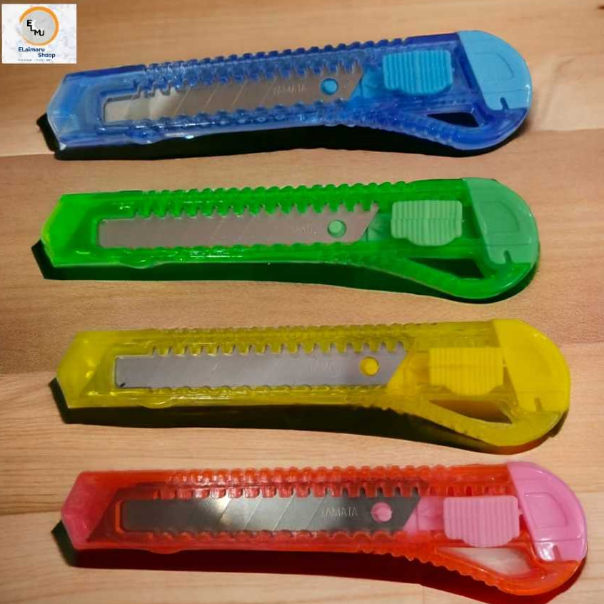 

Pisau Karter / Cutter Tajam Plastik Bening