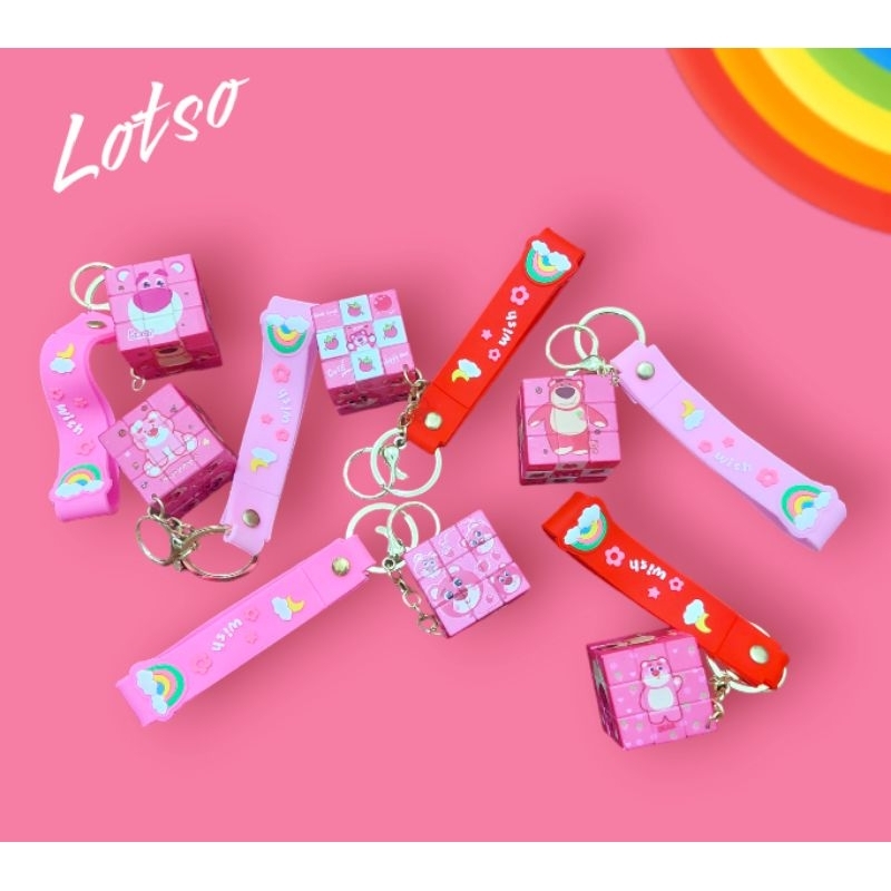 Gantungan Kunci lotso Rubik