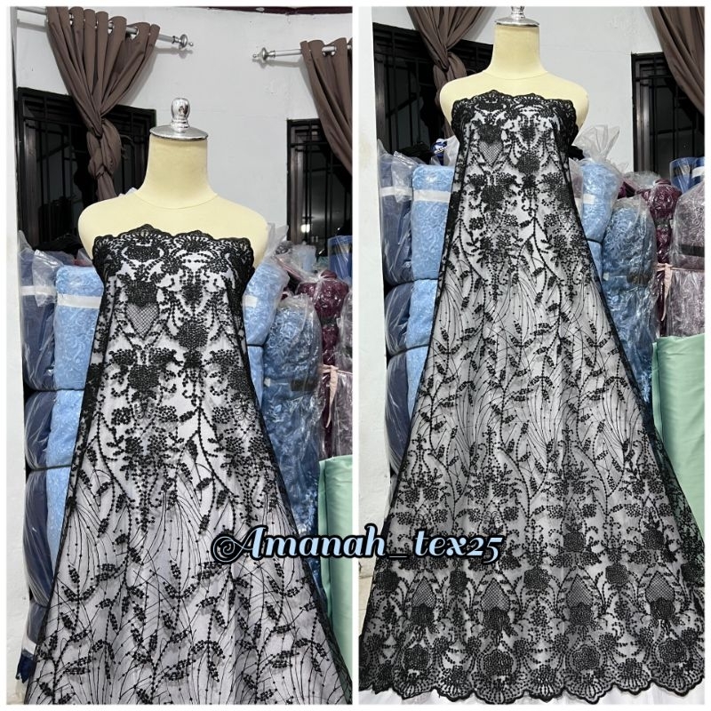 Tile Akar Pinggiran / Tile Bordir / Tile Akar / Bahan Kebaya