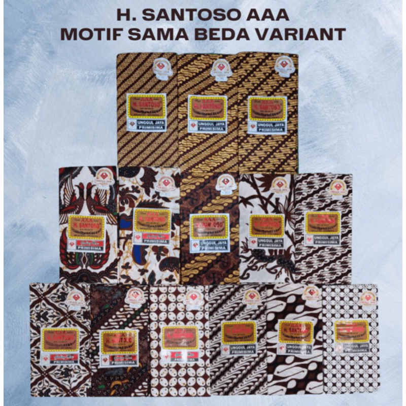 Tapih Bahalai / Kain Jarik Panjang Merk H.Santoso