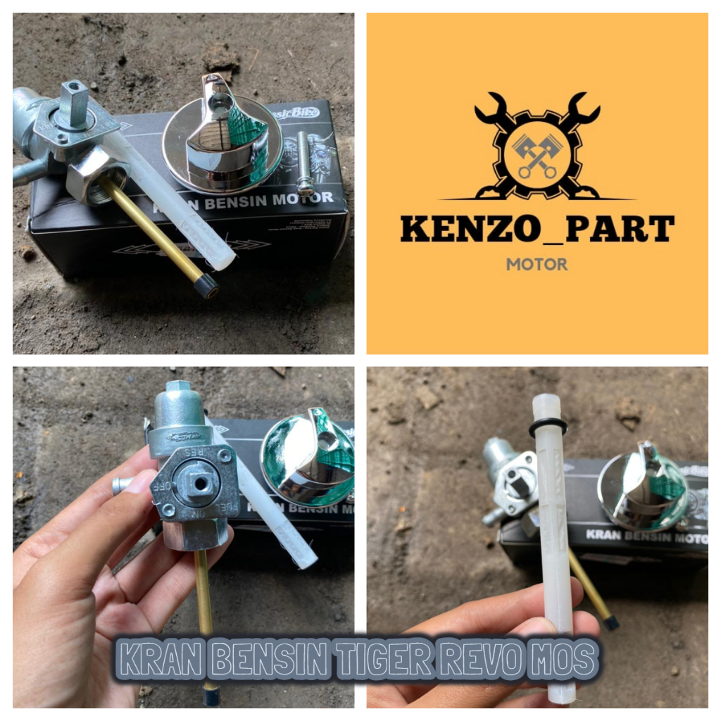 KRAN RESERVIOR KRAN BENSIN TIREV KRAN MINYAK HONDA TIGER LAMA REVO PRIMA MEGAPRO MEREK MOS ORIGINAL