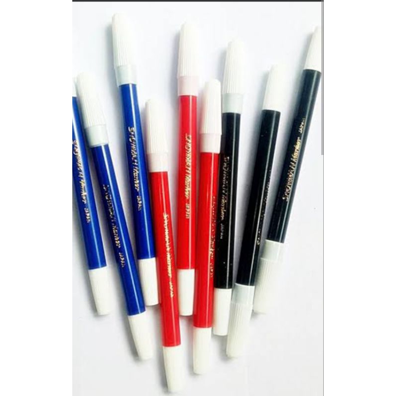 

spidol kecil snowman warna hitam biru merah dan hijau
