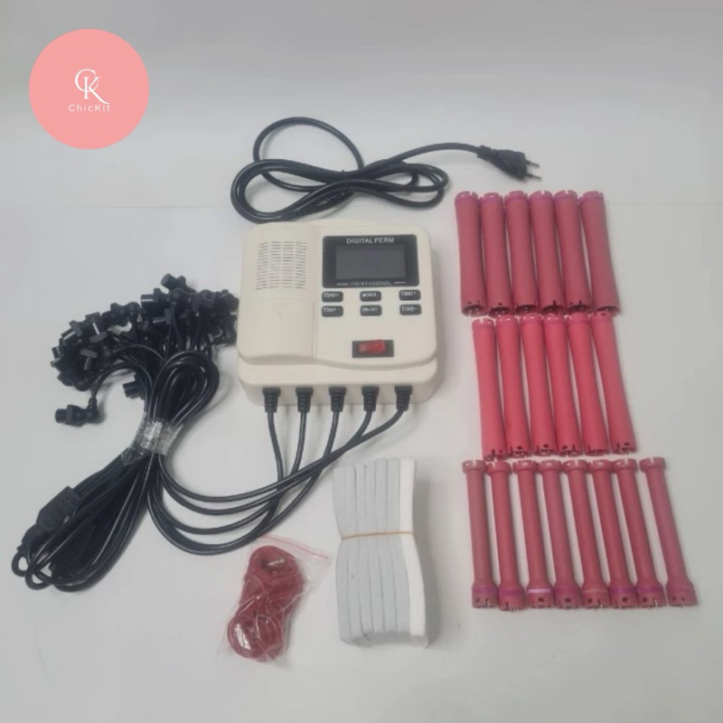 Alat Keriting Digital Perm / Mini Digital Perm / Portable Mini Perm