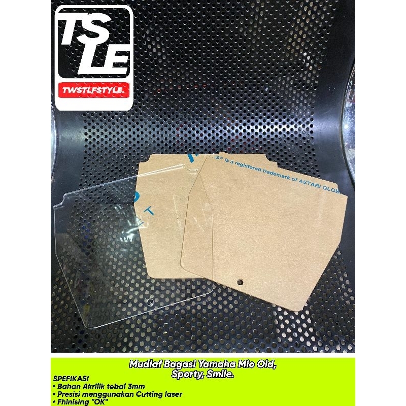 Tutup bagasi mio Mudlap Akrilik bagasi mio old, mio sporty, mio smile