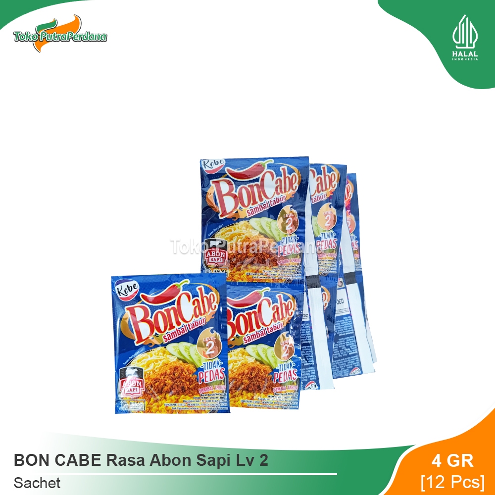 

BON CABE Rasa Abon Sapi Lv 2 (12 Pcs)