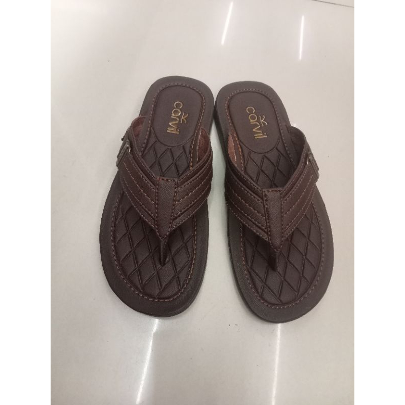 carvil sandal casual cowo dewasa chano-01 drak brown