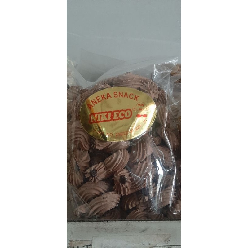 

Kue semprit coklat Niki Eco