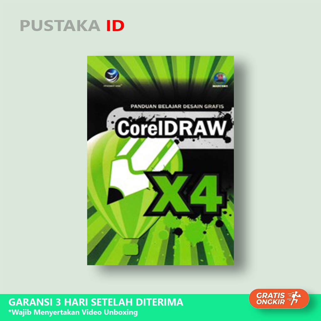 Buku Panduan Belajar Desain Grafis CorelDraw X4 - Original