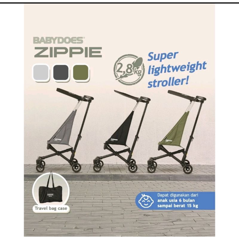 Stroller baby does Zippie travel ultra compact free tas