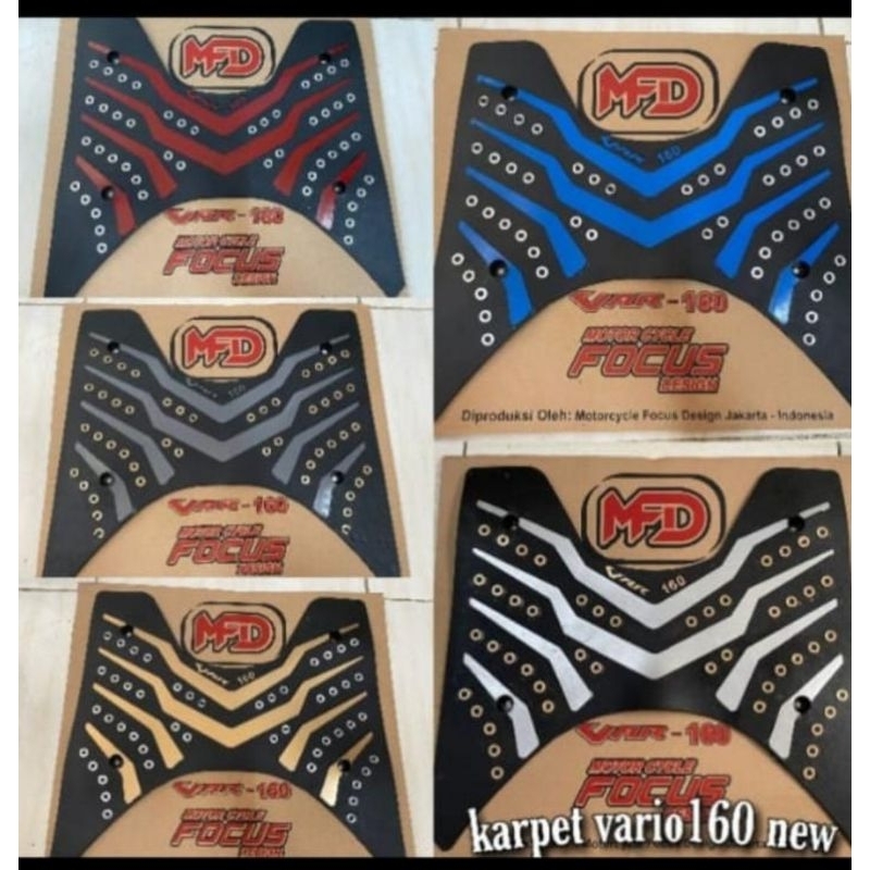 karpet karet pijakan alas kaki motor honda vario160 old new 2022 2023 vario160 abs cbs karpet lantai