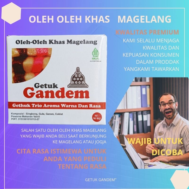 

getuk trio aroma dan rasa khas magelang getuk gandem produk oleh oleh kwalitas premium dengan citarasa istimewa untuk anda yeng menghargai tentang rasa oleh oleh khas magelang yang legendaris lezat manis harum legit dan enak