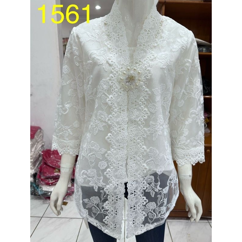 kebaya alexuez brukat tile || kebaya rompi outer 1561