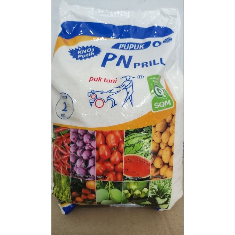 KNO Putih 2 Kg - Pupuk KNO3 Putih Pak Tani 2 kg Prill