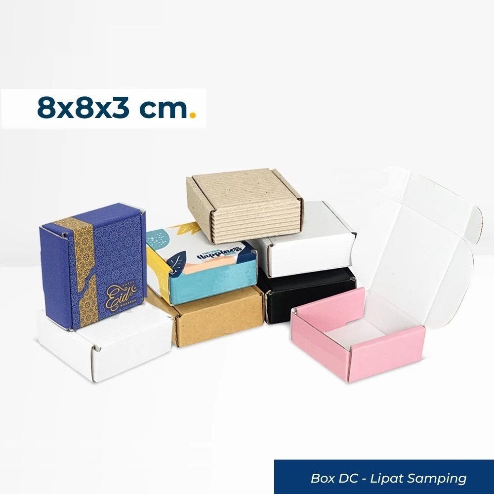 

Box 8x8x3cm kardus/kardus mini/kardus kecil/boxkecil/karton/kado/kotak/parfum