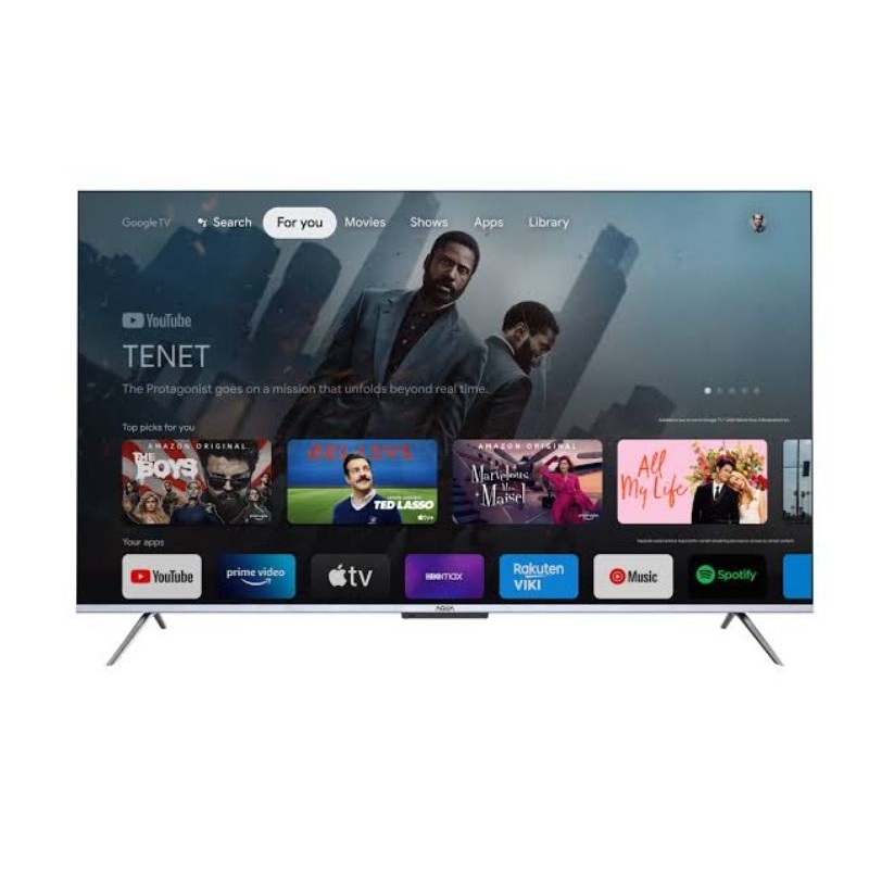 AQUA TV 55 Inch Android AQT55P750UX Google Tv 4k Hdr LED AQUA 55 inch