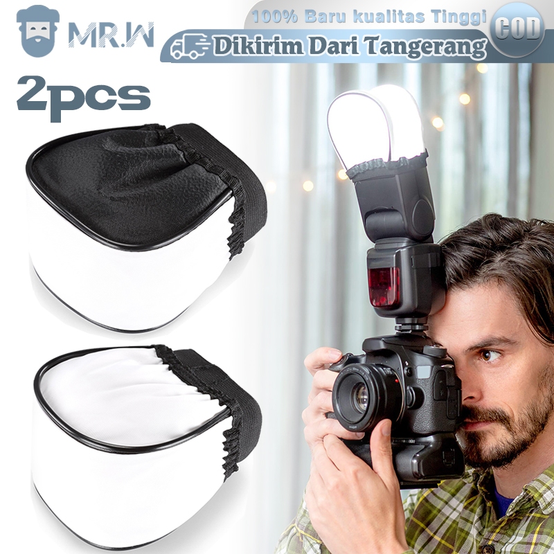 Soft Flash Diffuser Eksternal 2pcs Diffuser Flash Godox Universal Softbox Reflektor Softbox Flash
