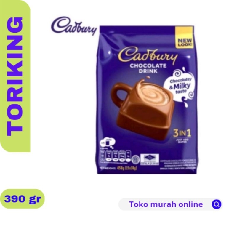 

CADBURY 3in1 Hot Chocolato Drink ( isi 15pcs @30gr)