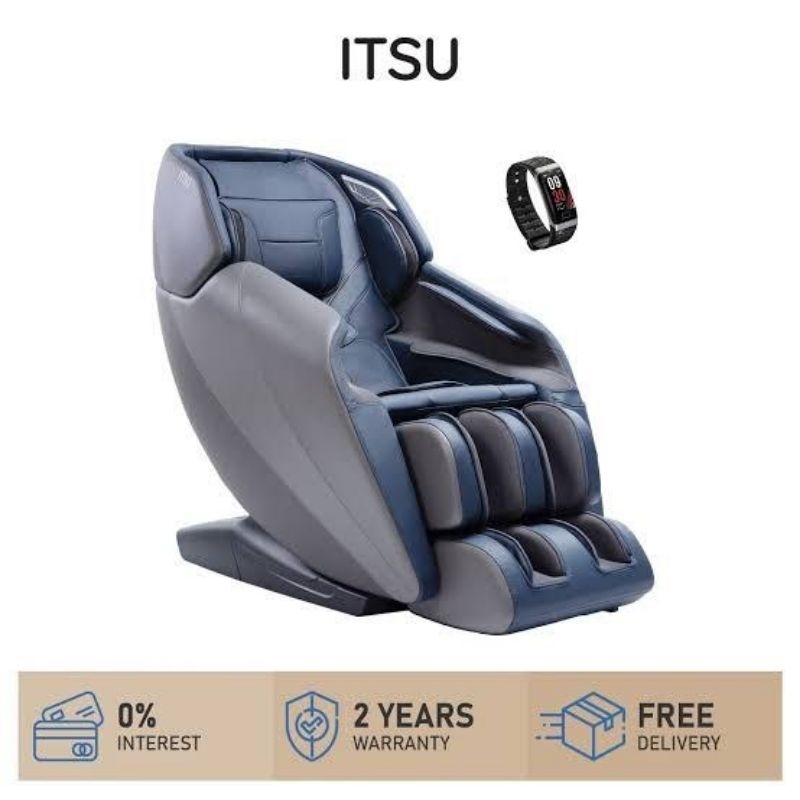 Kursi Pijat Itsu Prime Omni Teknologi AI XD Pro + Jam Tangan Pintar