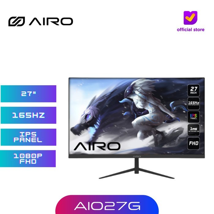 Monitor Gaming Airo 27 Inch AIO27G Panel IPS 144Hz