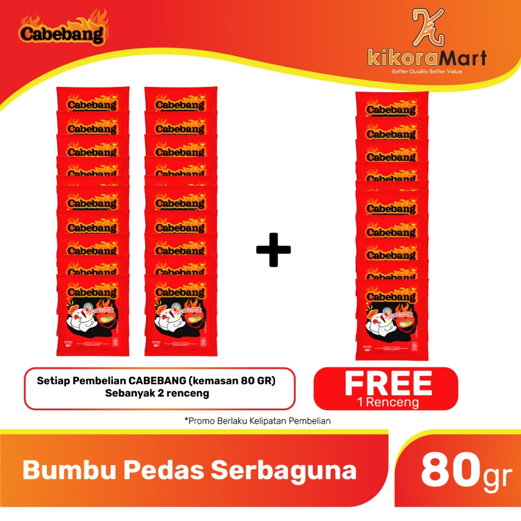 

PAKET 2 RENCENG CABEBANG 80 GR