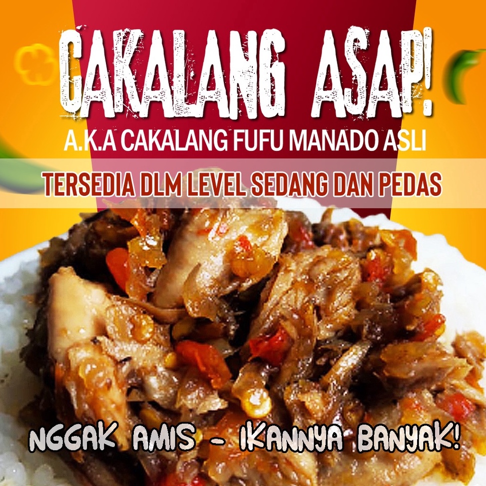 

KODE L77X Sambal Ikan Cakalang Fufu Sambel Cakalang Asap Suwir Pedas Asli Manado Tanpa Pengawet dan MSG