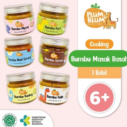 

KODE O16L Plum Blum Bumbu Masak Bumbu basah Mpasi Bumbu Basah Alami Serbaguna No MSG 1 gr bumbu bunda bumbu mpasi non pengawet penambah berat badan bb booster