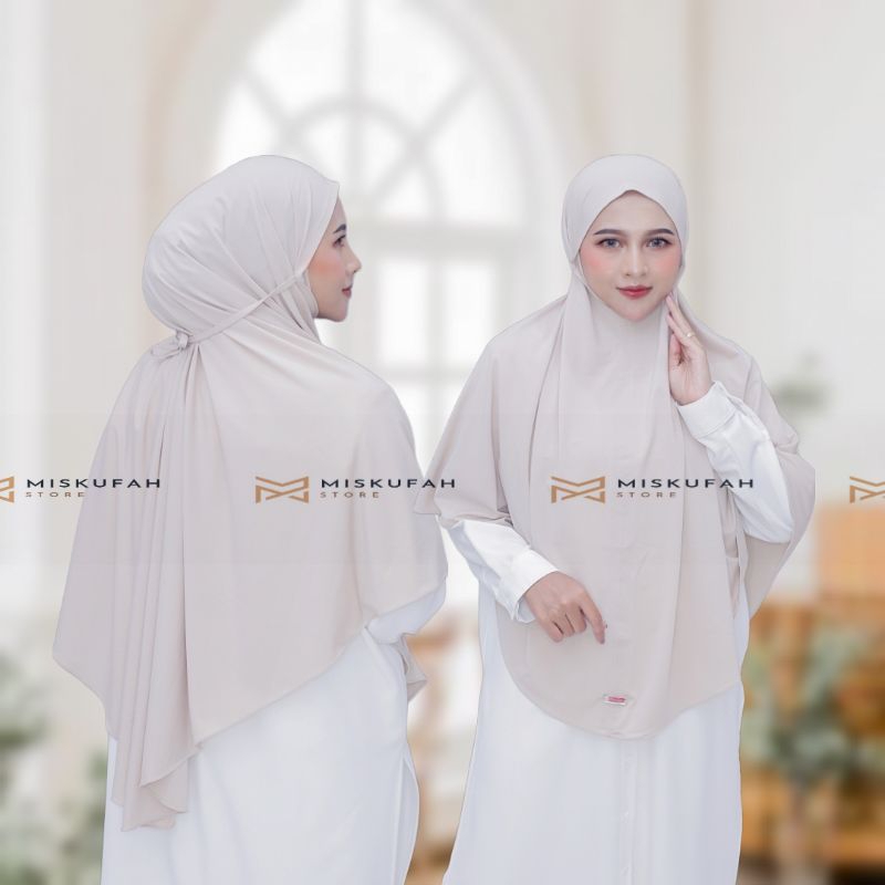 HIJAB BERGO TALI JERSEY PREMIUM NON PET SIZE XL