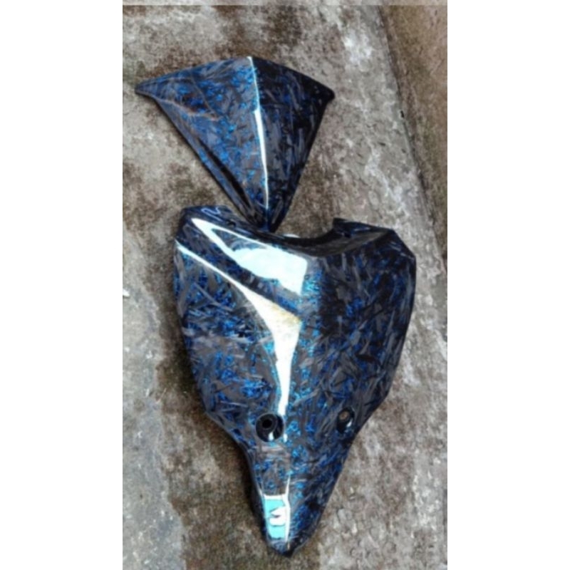 VISOR DAN DASI VARIO 125 BOHLAM CARBON KEVLAR FORGED DASI DAN VISOR VARIO 125 LED OLD BOHLAM PAKET D