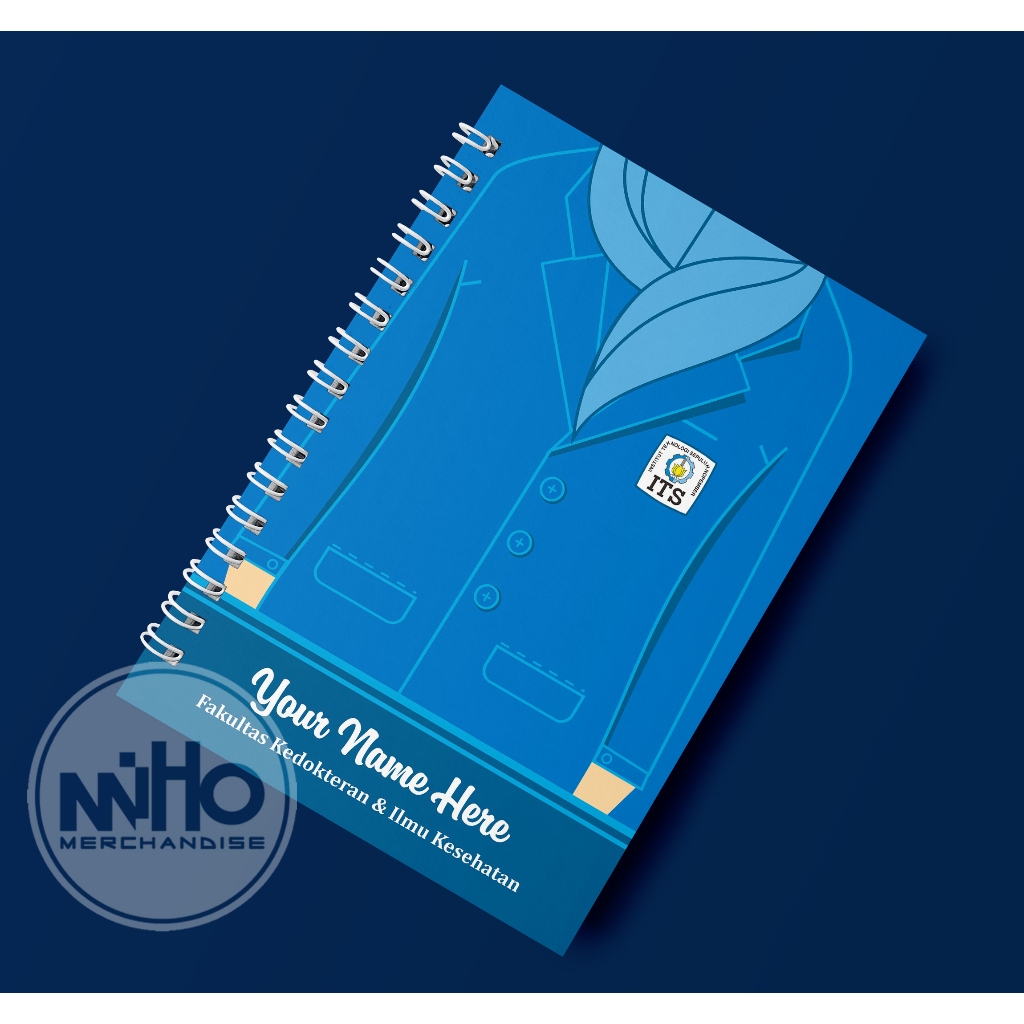 

JAS ALMAMATER INSTITUT TEKNOLOGI SEPULUH NOPEMBER (ITS) SURABAYA Kertas HVS / Hardcover / 60 lembar / Bergaris
