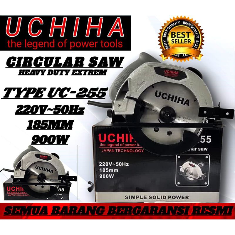 MESIN GERGAJI POTONG KAYU CIRCULAR SAW Uchiha SERKEL