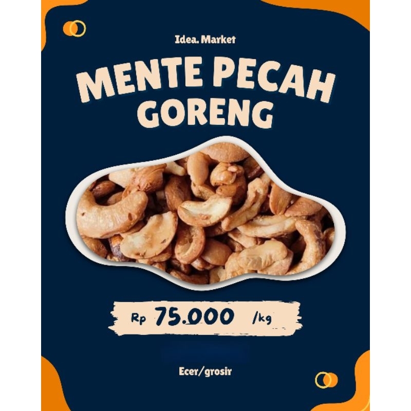 

kacang mente goreng pecah