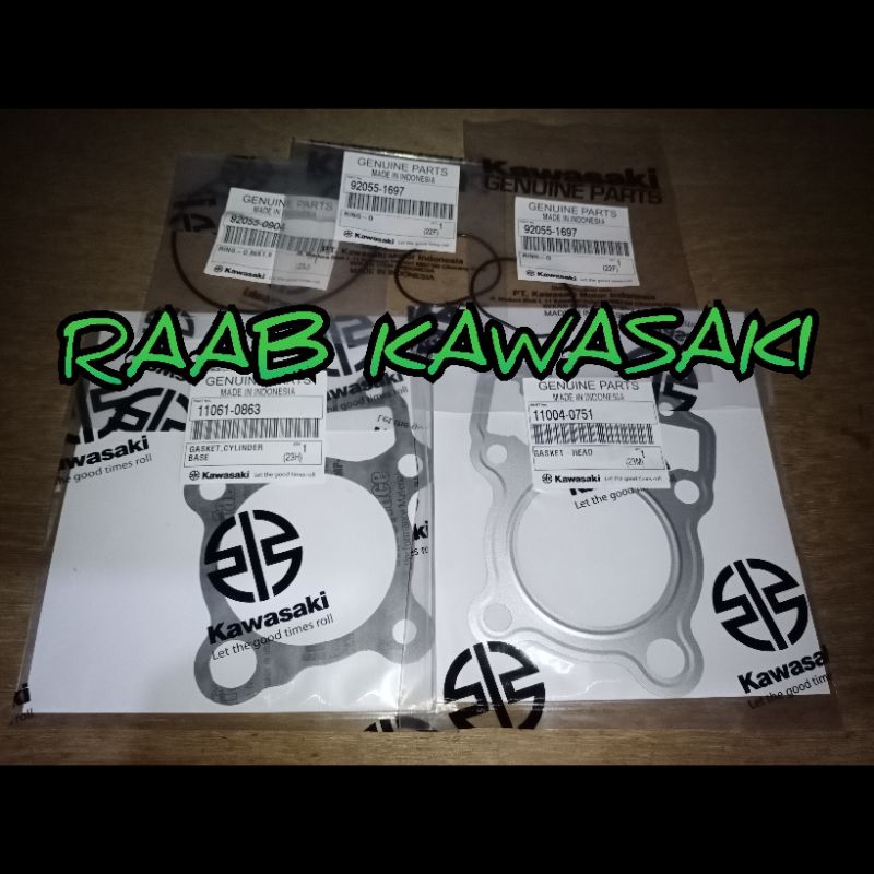 paking top set klx 150/datraker 150 original kawasaki