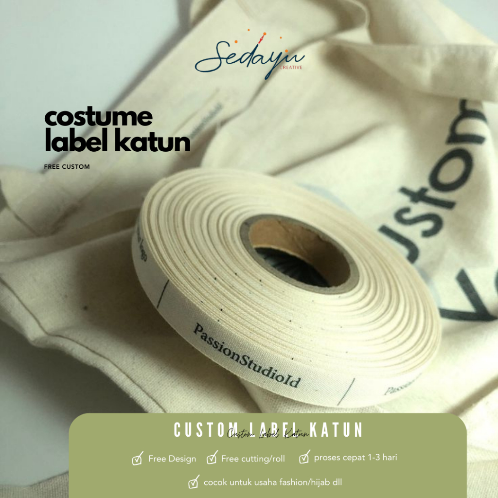 

Label Pita Costume | Label Pita Katun Roll | Label Pita Logo Costume | Label Pita Bucket Bunga | Label Pita Packaging Free Design