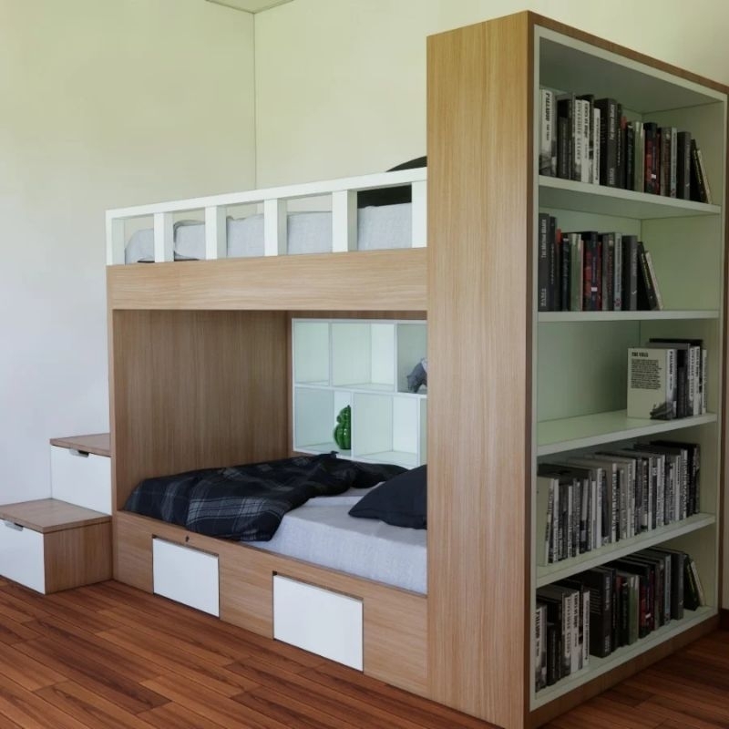 ranjang tingkat susun anak hpl