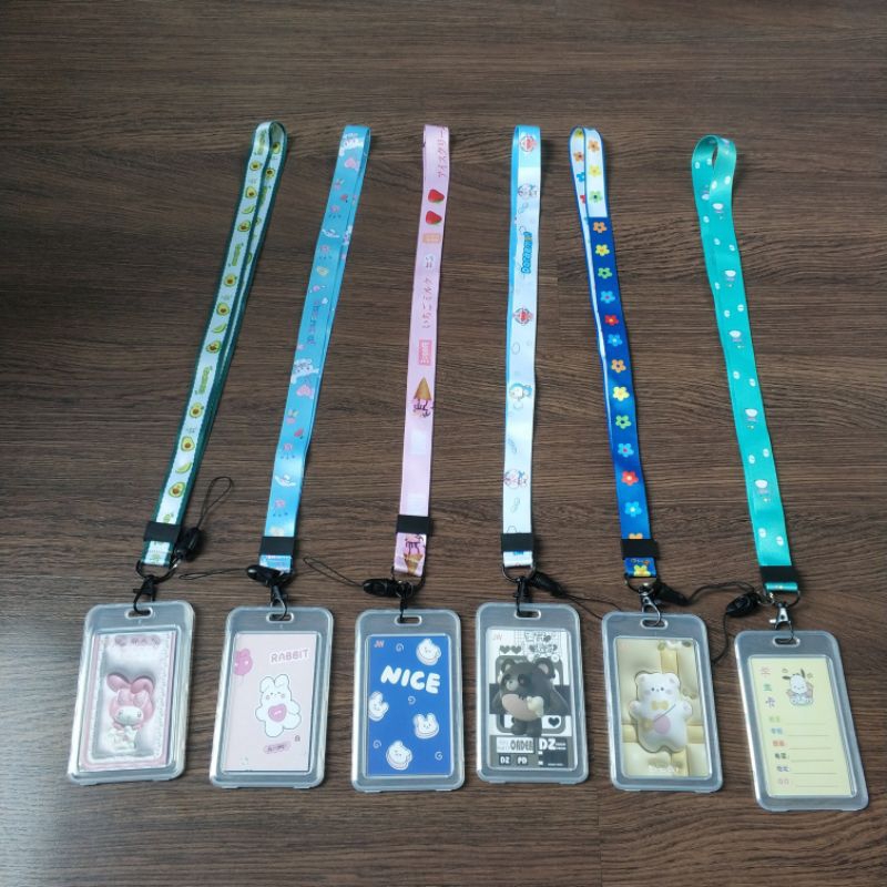 

Lanyard Kartu ID Card Gantungan Tempat Name Tag Kantor Polos Murah