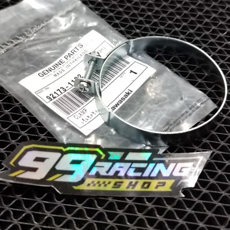 Klem Clamp Besar Karet Filter Udara Box Filter Karbu Ninja RR New Old ZX Original 92173-1102